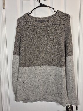 Christopher Fischer Extra Fine Merino Wool Alpaca Colorblock Knit Sweater M
